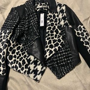 Alice & Olivia cute leather jacket, new with tags